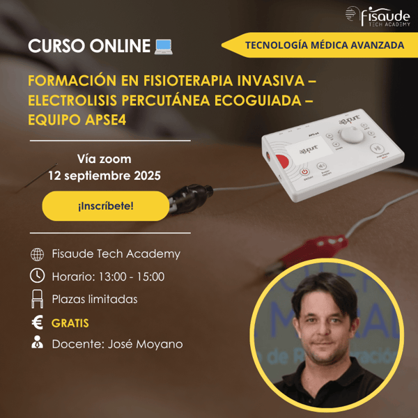 INVASIVE PHYSIOTHERAPY TRAINING – ULTRASOUND-GUIDED PERCUTANEOUS ELECTROLYSIS – APSE4 TEAM - September 19, 2025 - ZOOM